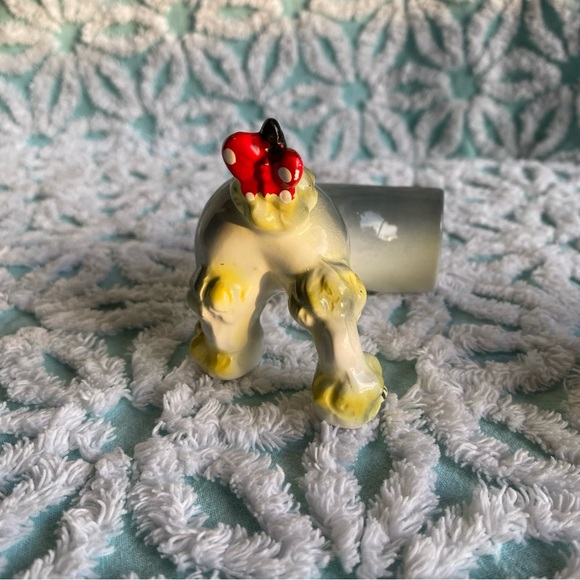 Vintage Napco Originals Stretch Poodle Anthropomorphic Salt and Pepper shakers - Picture 8 of 9